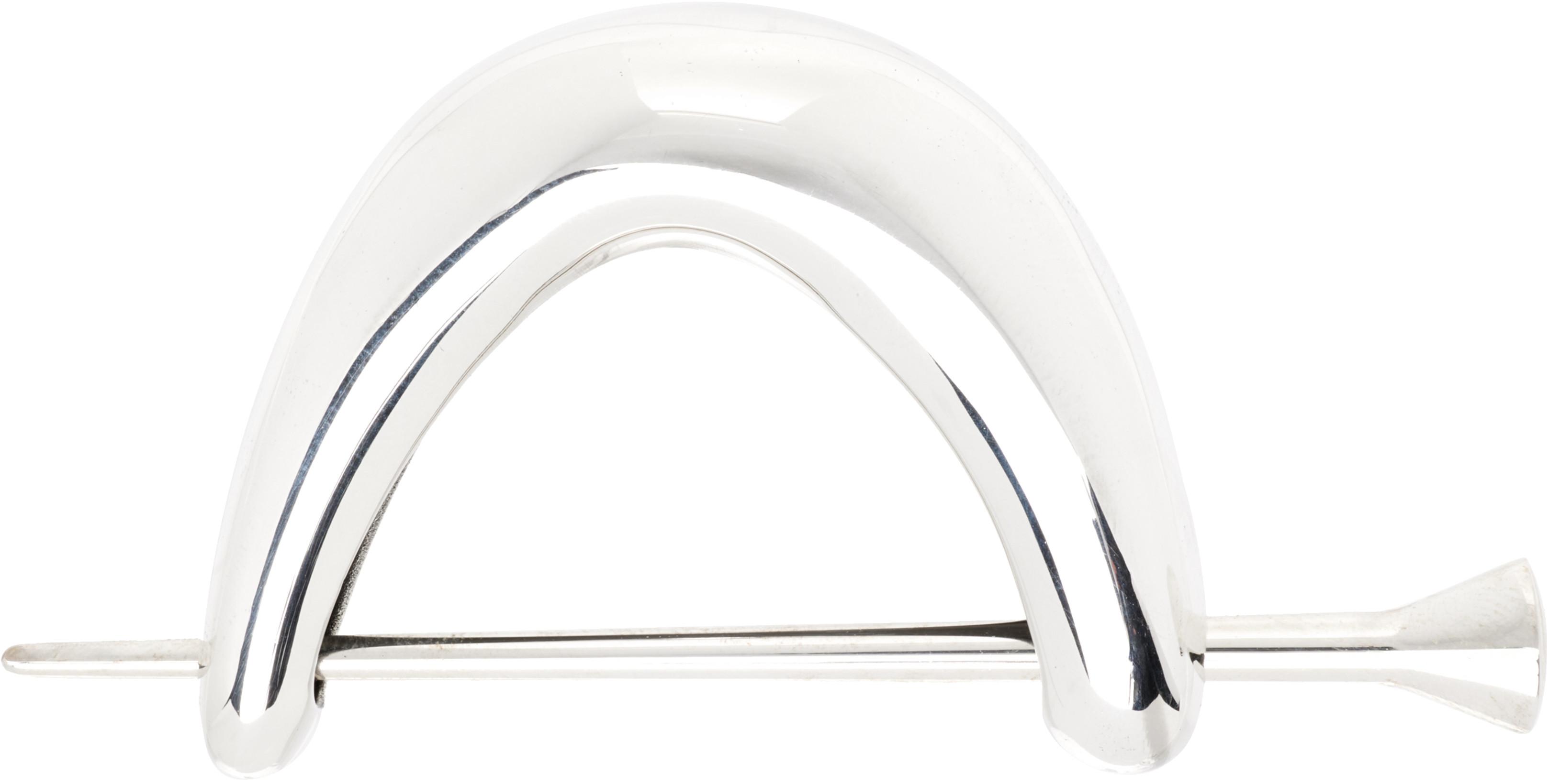 Silver Ellipse Hair Pin by BOTTEGA VENETA