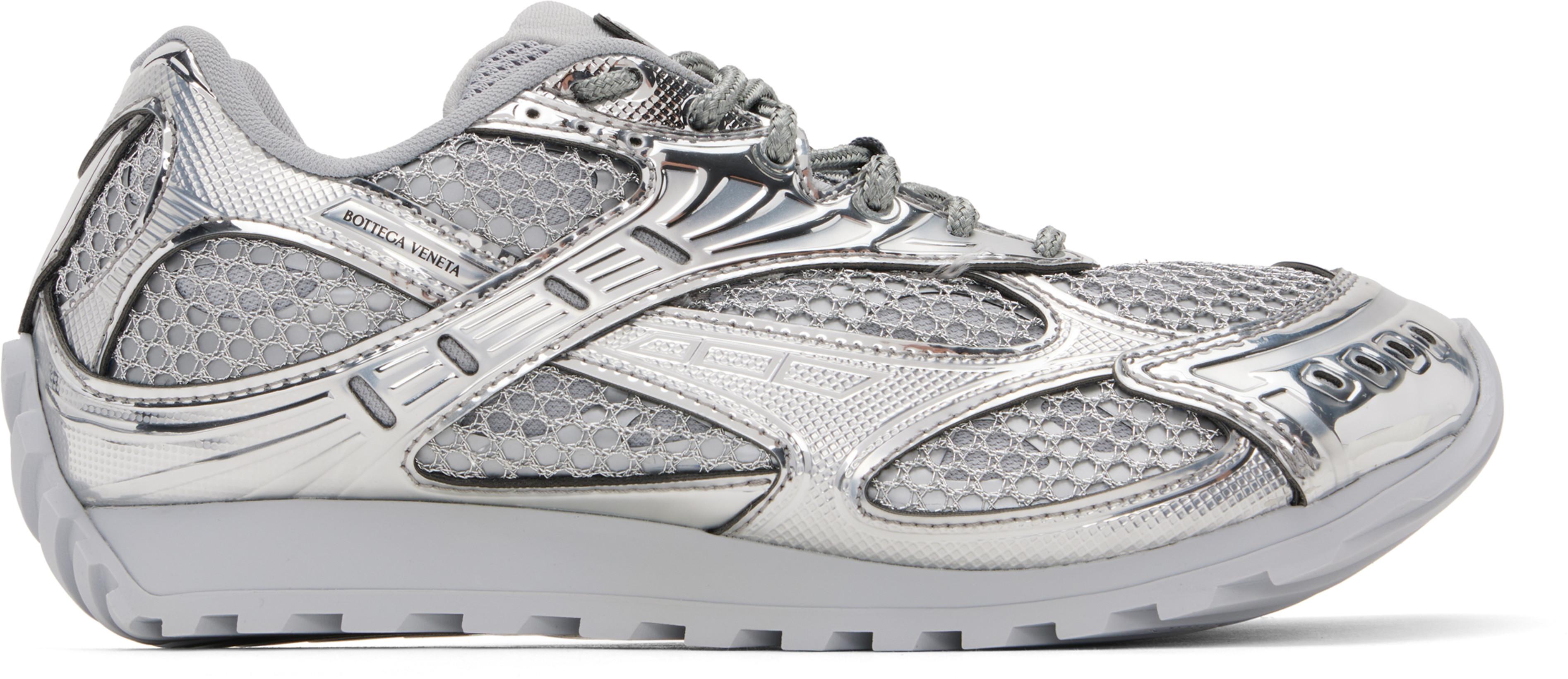 Silver Orbit Sneakers by BOTTEGA VENETA