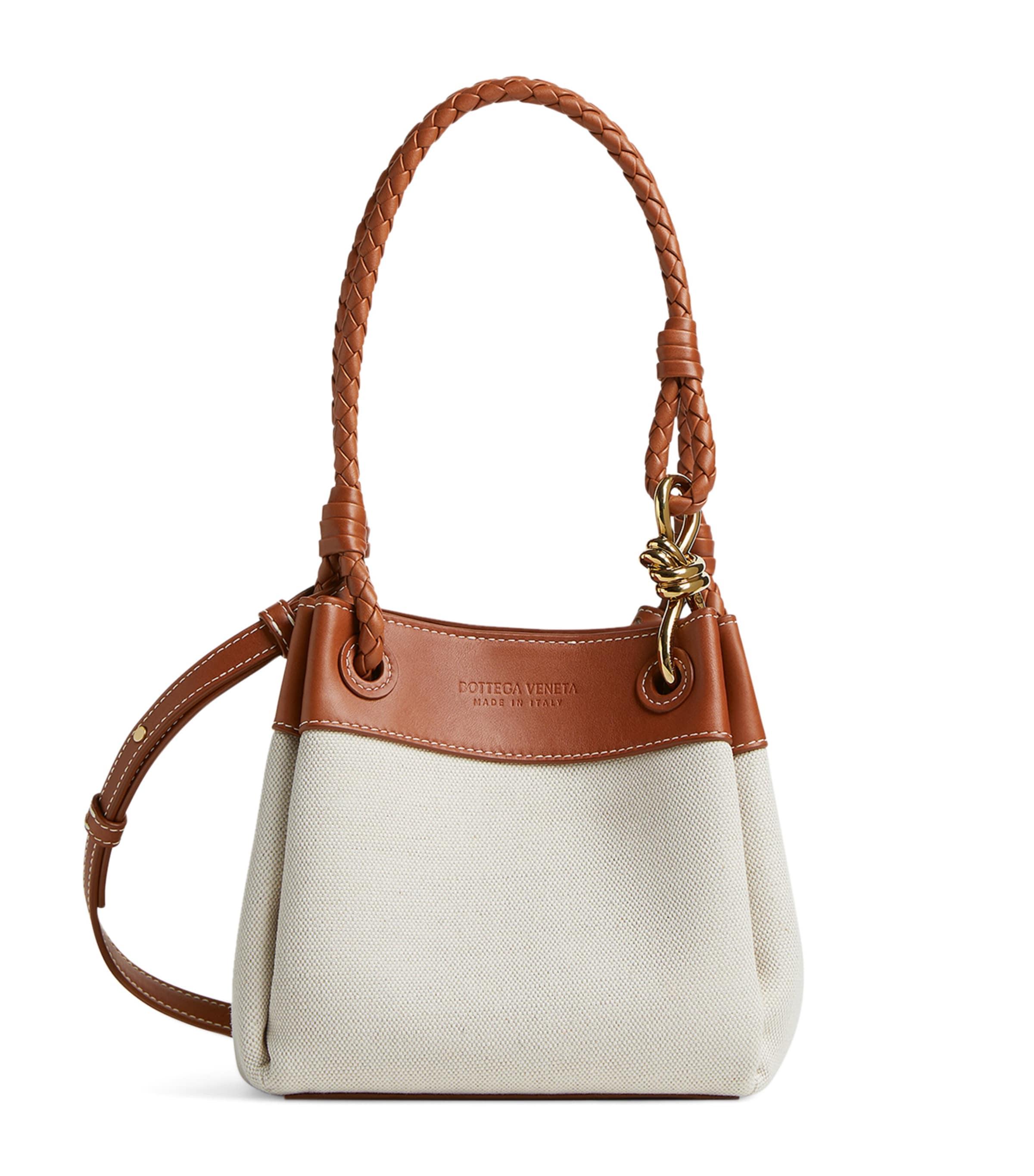 Small Canvas Parachute Shoulder Bag by BOTTEGA VENETA