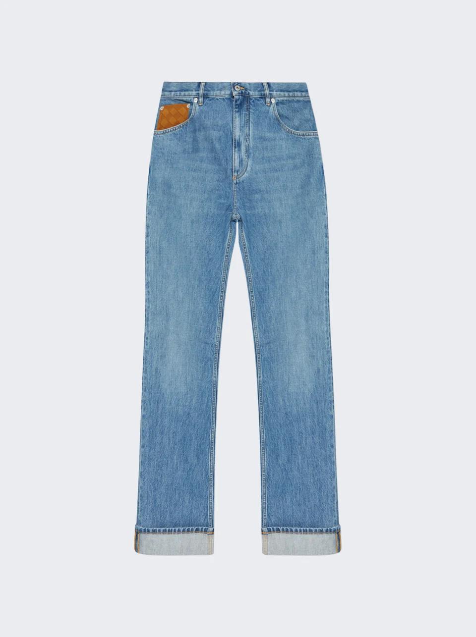 Straight Jeans Vintage Mid Blue by BOTTEGA VENETA