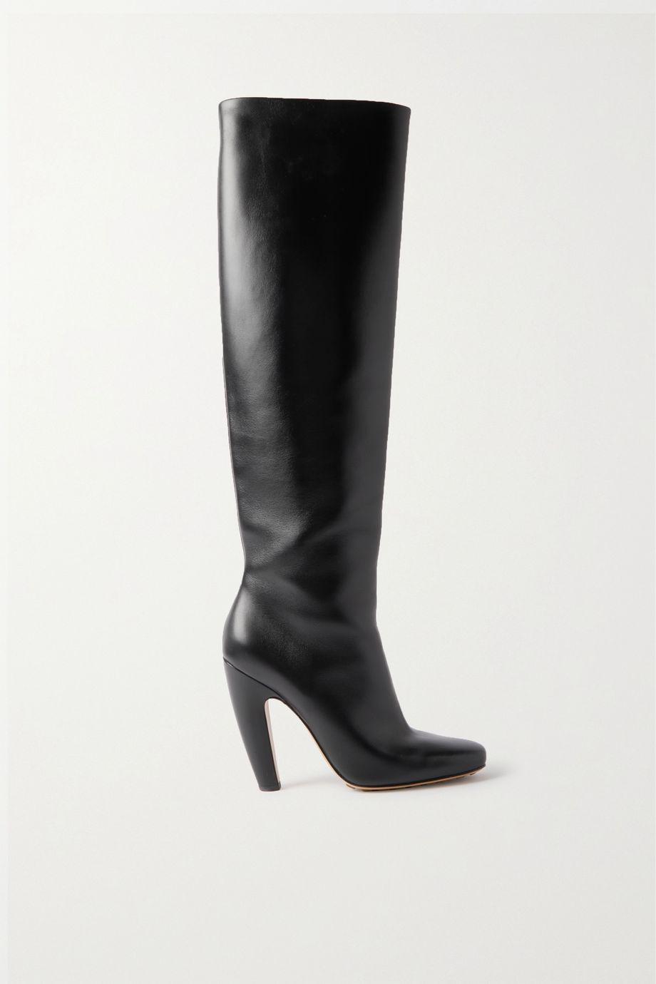 Veneta leather knee boots by BOTTEGA VENETA