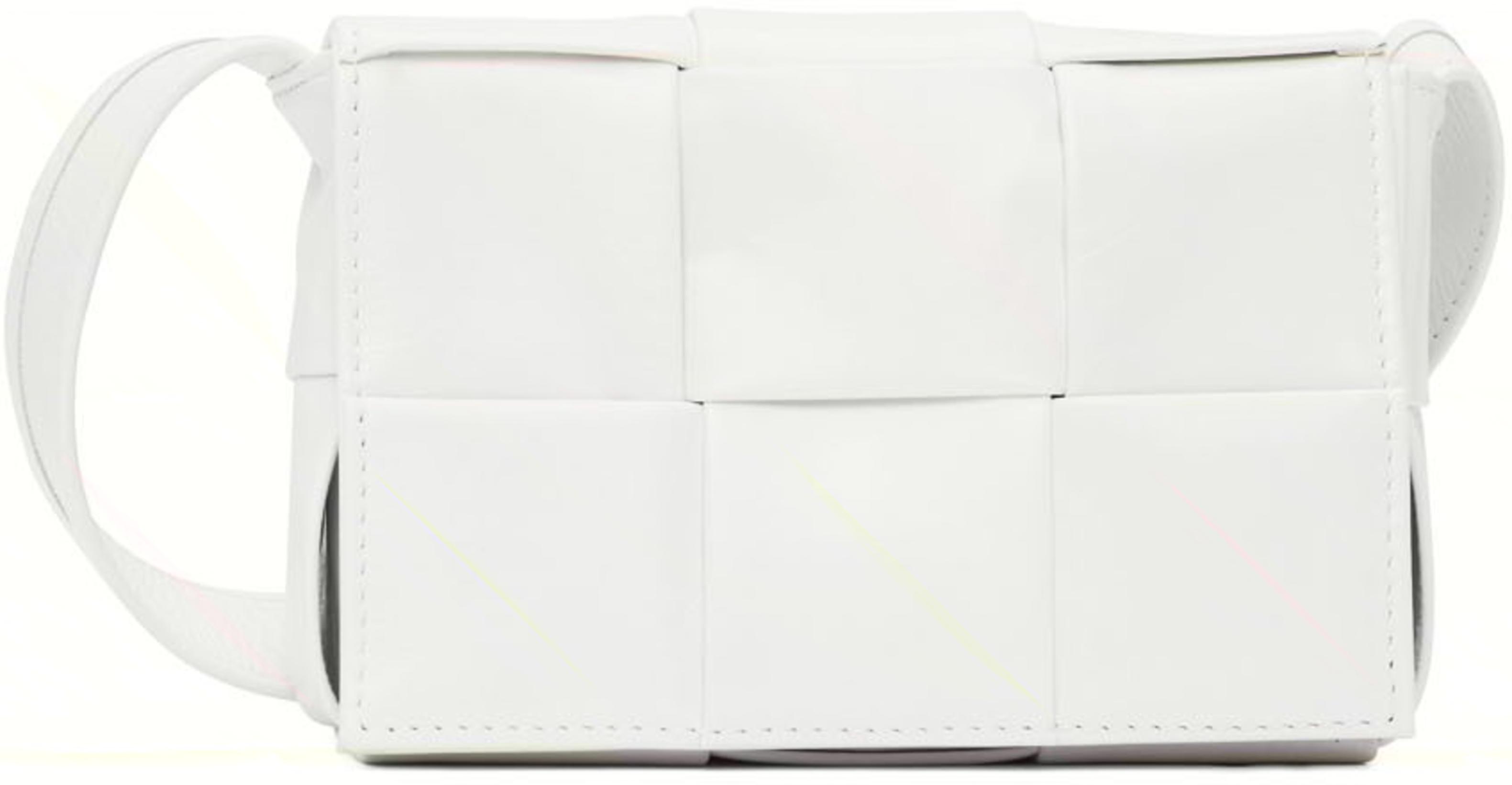 White Cassette Messenger Bag by BOTTEGA VENETA