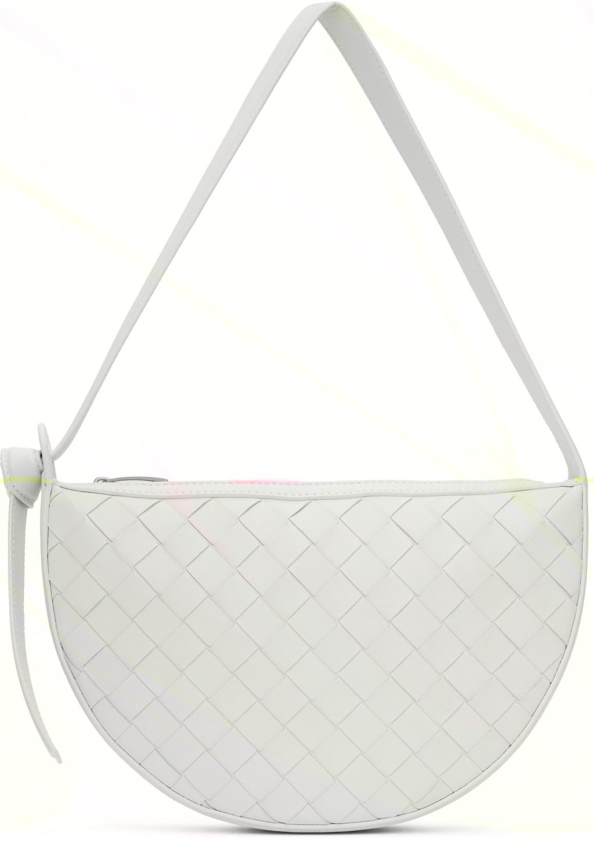 White Mini Sunrise Bag by BOTTEGA VENETA