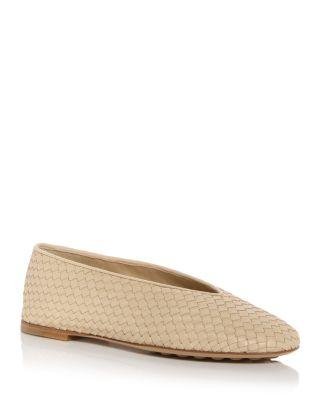 Women's Rosa Intrecciato Ballet Flats by BOTTEGA VENETA