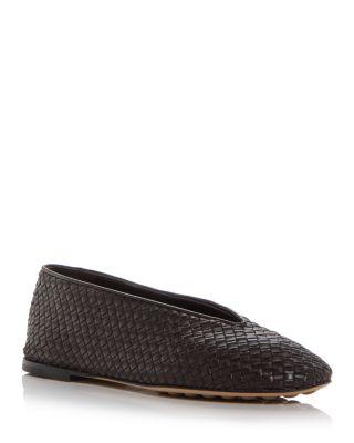 Women's Rosa Intrecciato Ballet Flats by BOTTEGA VENETA