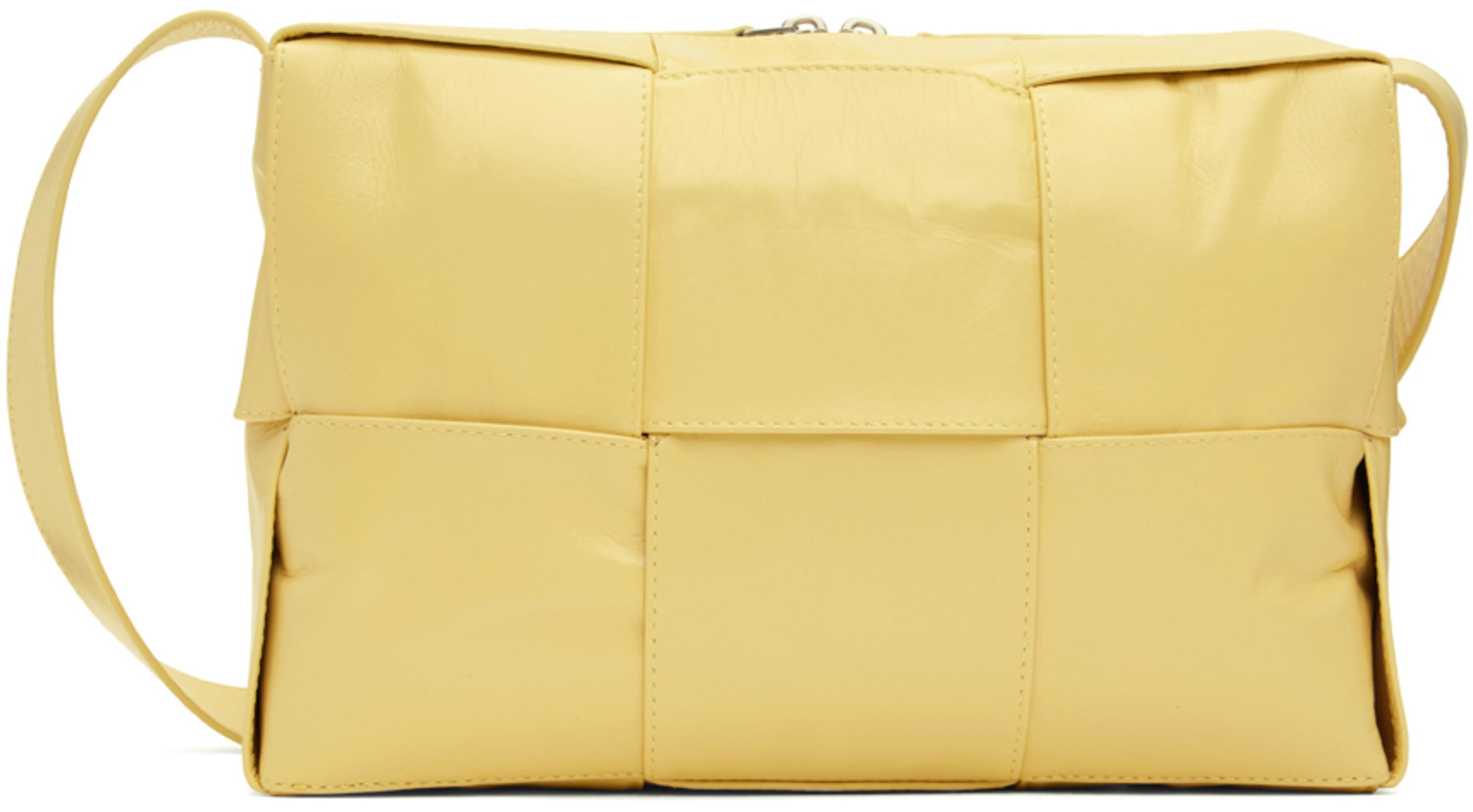 Yellow Arco Camera Bag by BOTTEGA VENETA