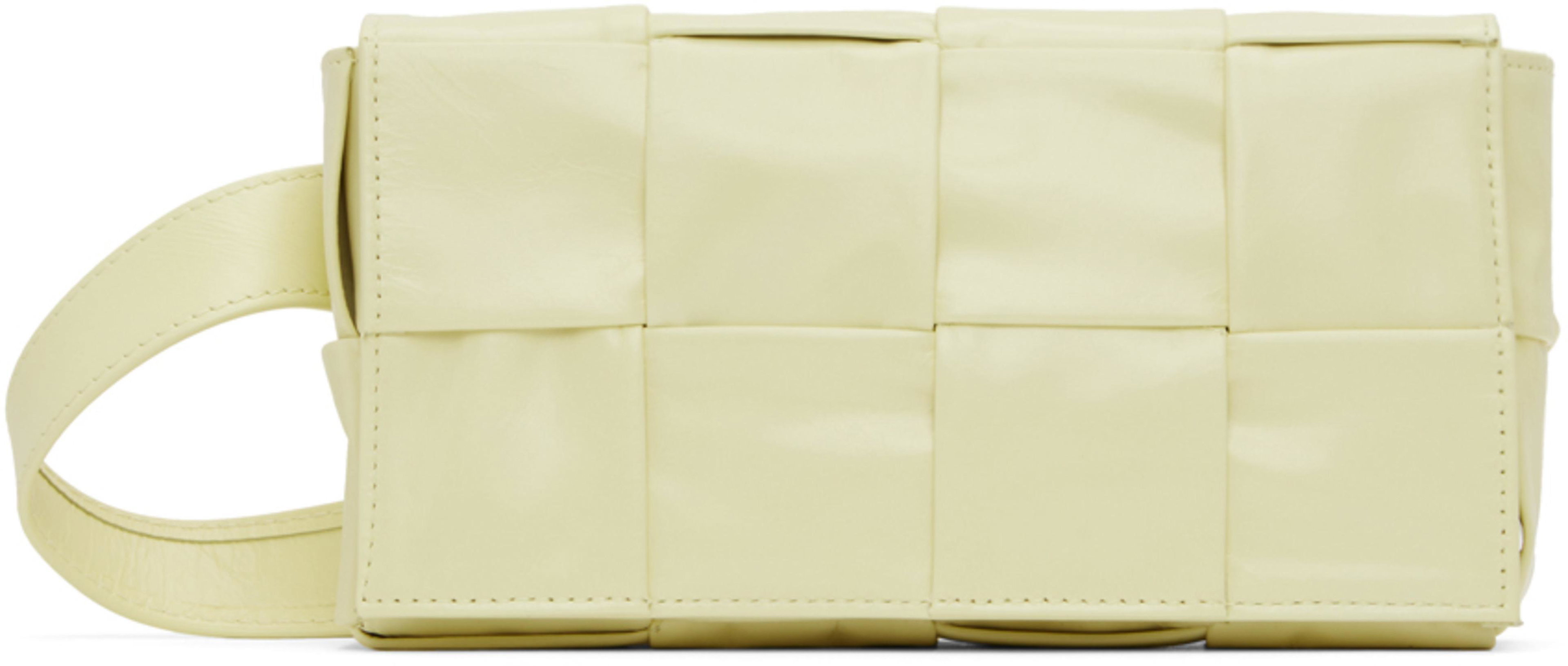Yellow Cassette Belt Bag by BOTTEGA VENETA