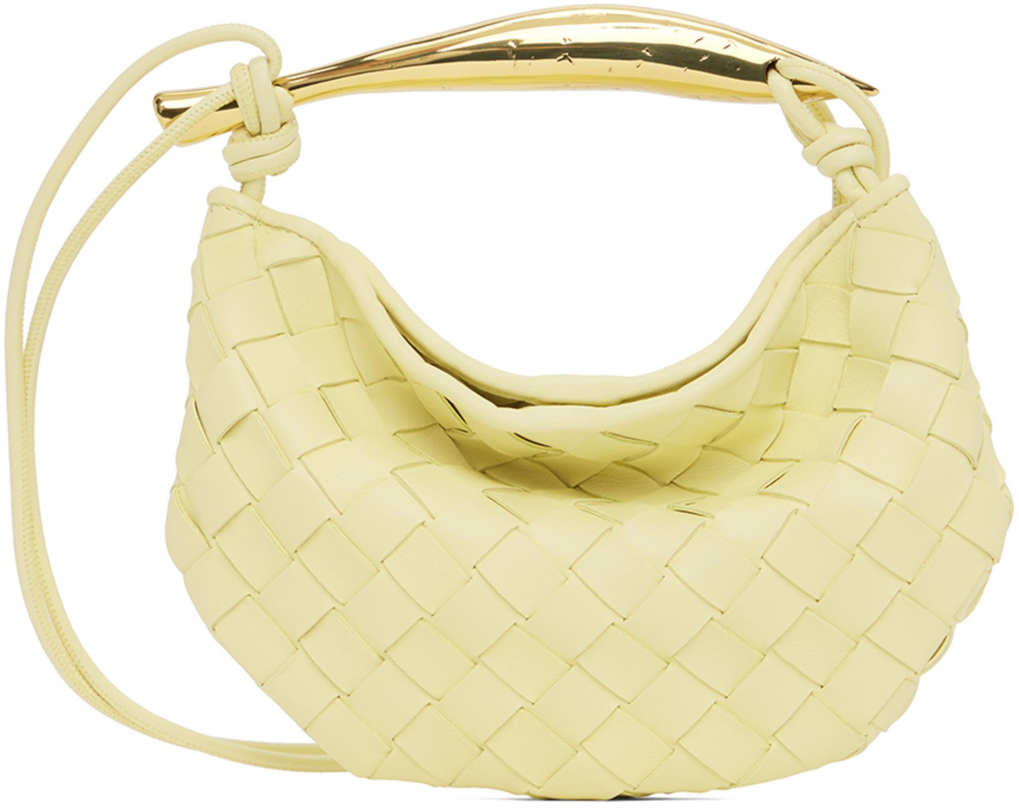 Yellow Mini Sardine Shoulder Bag by BOTTEGA VENETA