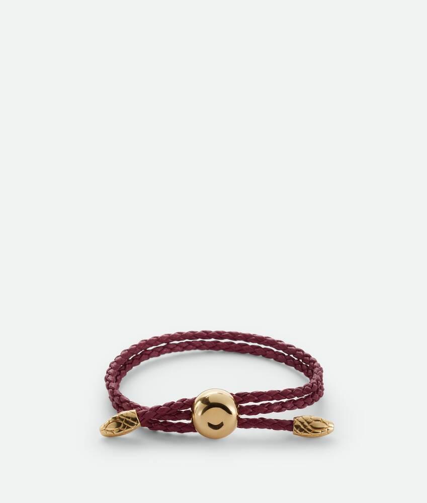 adam leather bracelet by BOTTEGA VENETA
