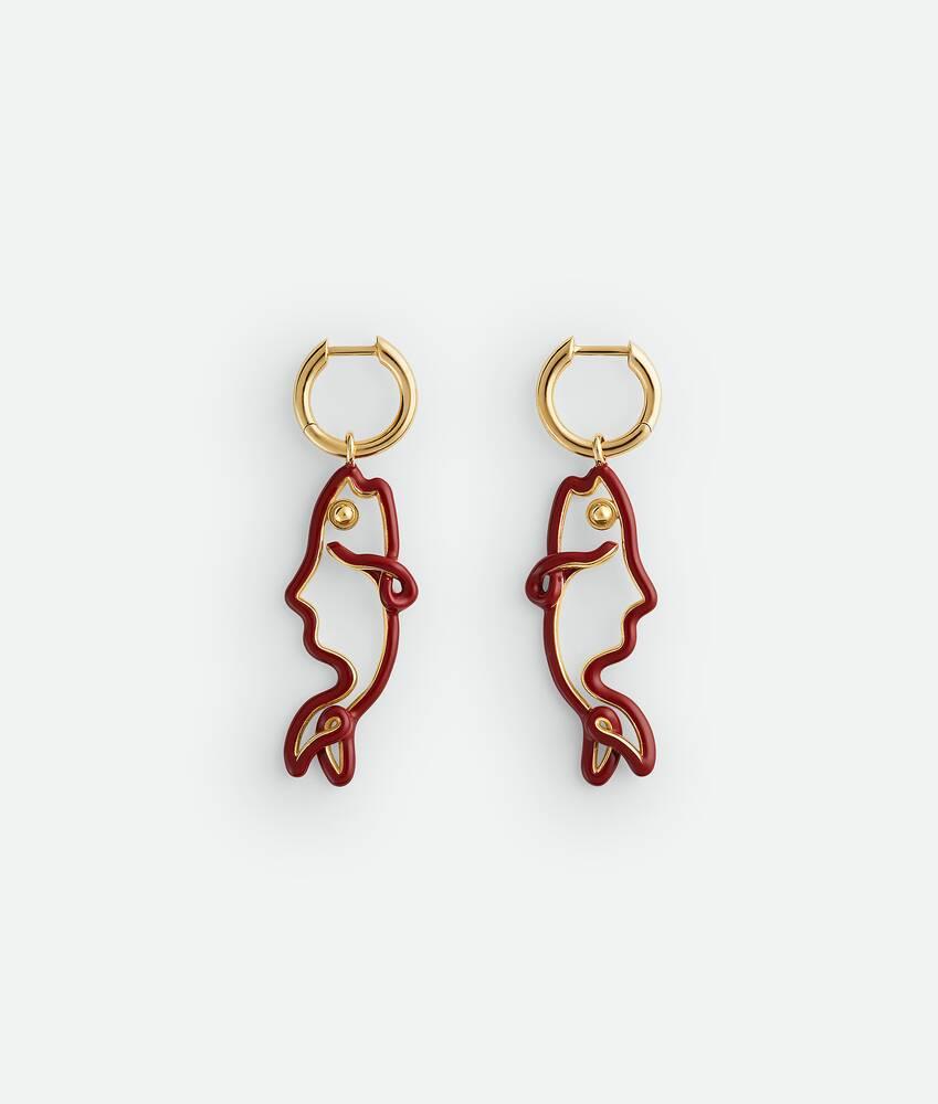 fish earrings by BOTTEGA VENETA