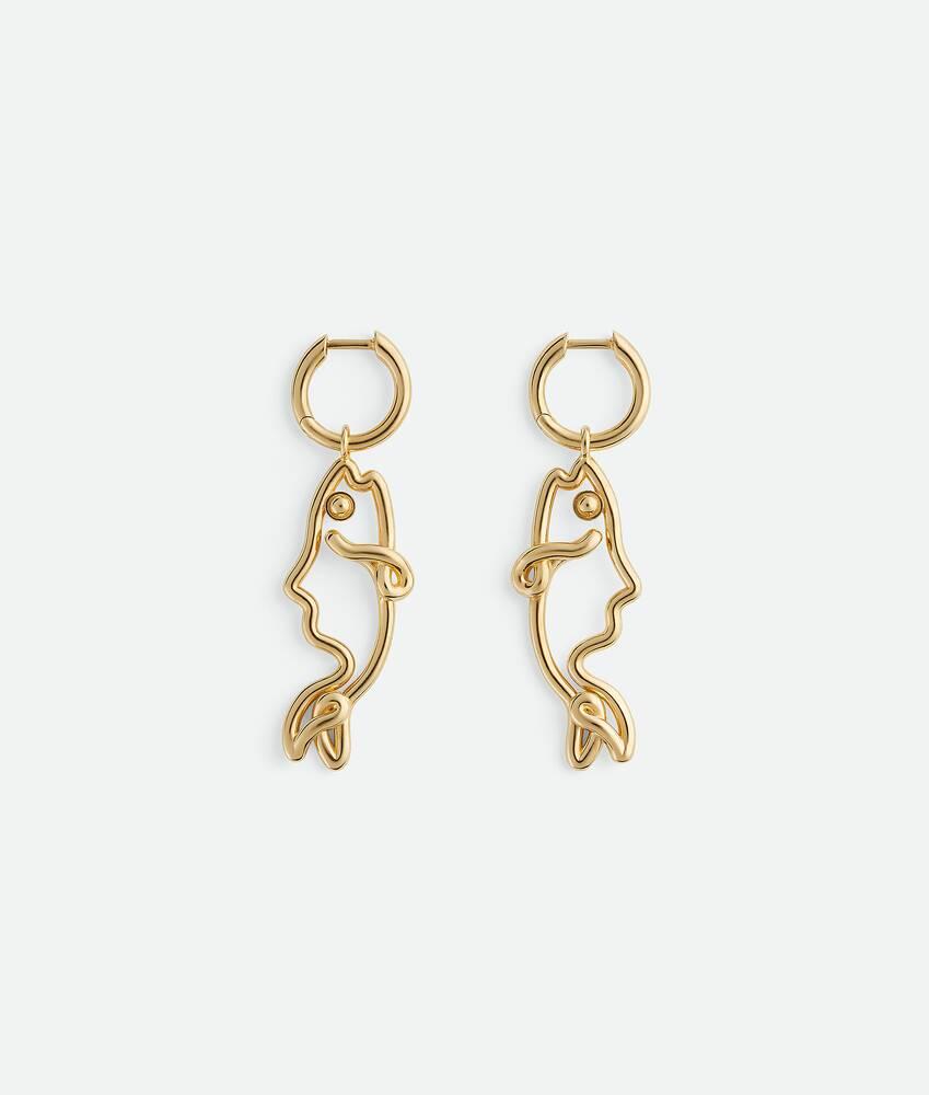 fish earrings by BOTTEGA VENETA