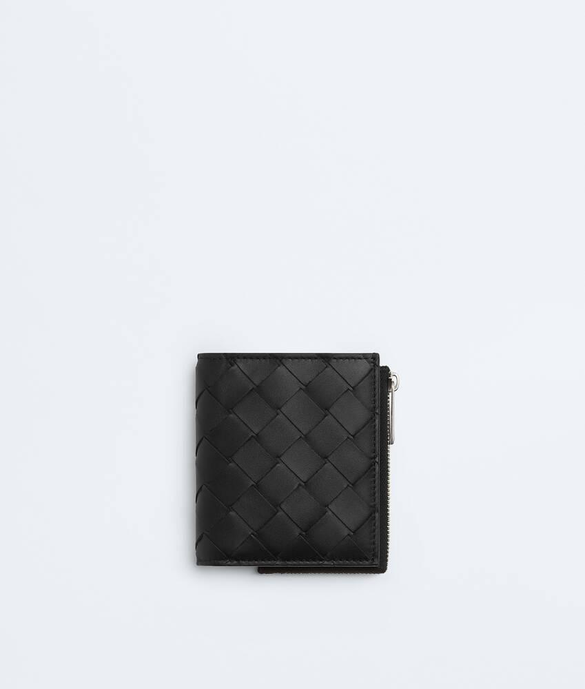 intrecciato bi-fold wallet with zip by BOTTEGA VENETA