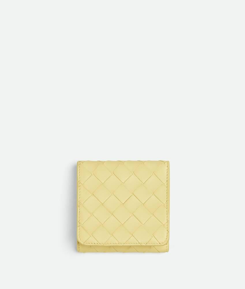 intrecciato compact tri-fold wallet by BOTTEGA VENETA
