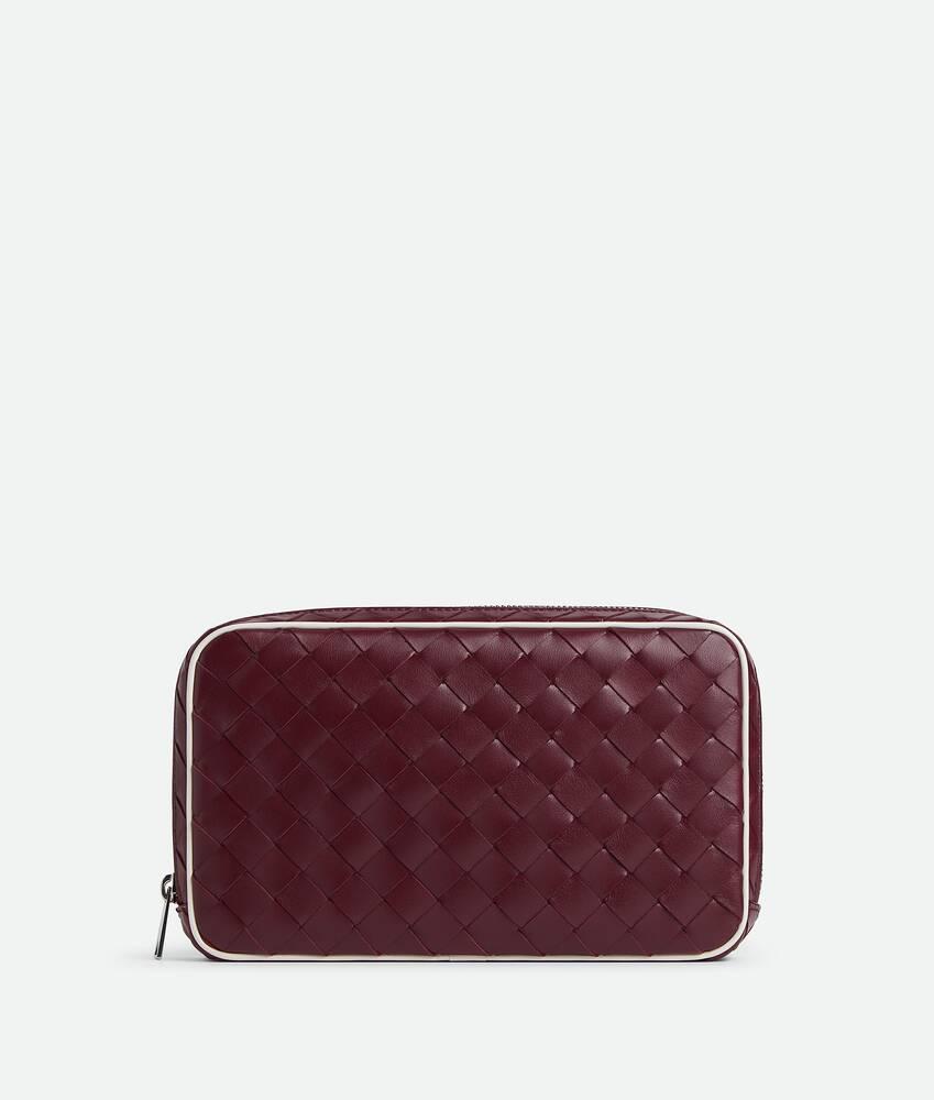 intrecciato medium zipped pouch by BOTTEGA VENETA