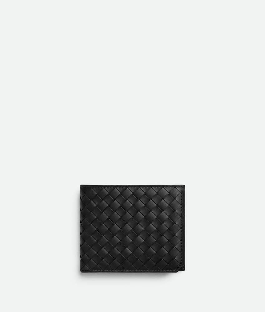 intrecciato piccolo bi-fold wallet with coin purse by BOTTEGA VENETA