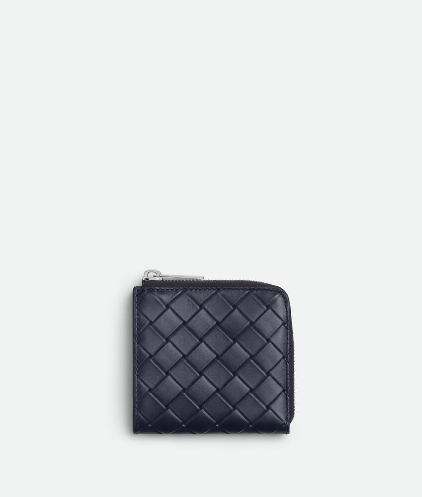intrecciato stamp square zip around wallet by BOTTEGA VENETA