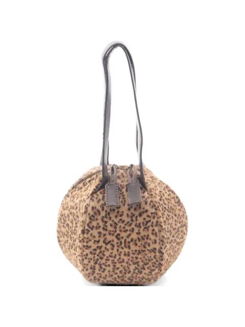leopard-print tote bag by BOTTEGA VENETA 
