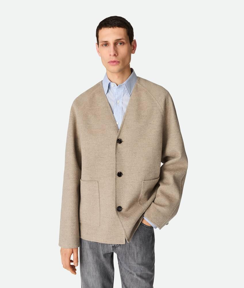 light double wool and cashmere coat by BOTTEGA VENETA