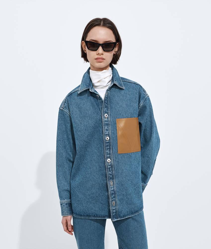 medium indigo denim shirt
                            
                            
                                medium indigo denim shirt by BOTTEGA VENETA