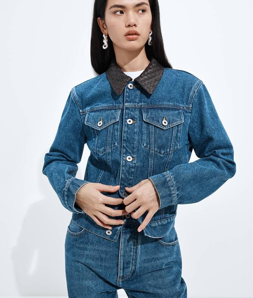medium indigo jacket
                            
                            
                                medium indigo jacket by BOTTEGA VENETA