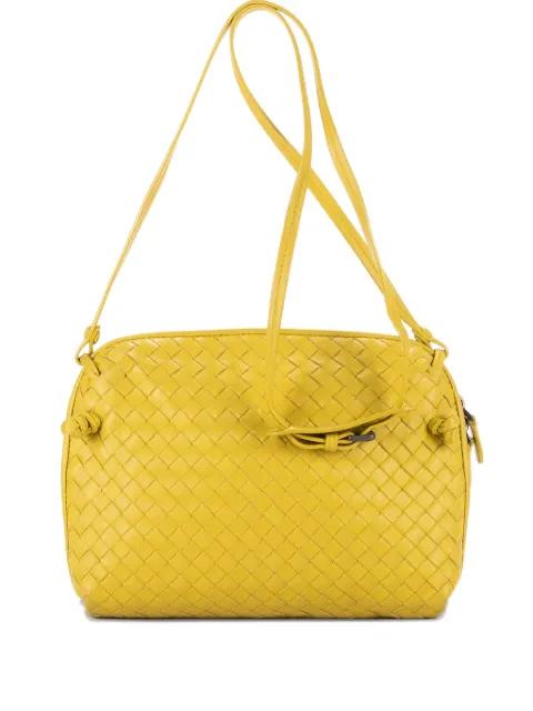 Întrecciato woven leather shoulder bag by BOTTEGA VENETA 