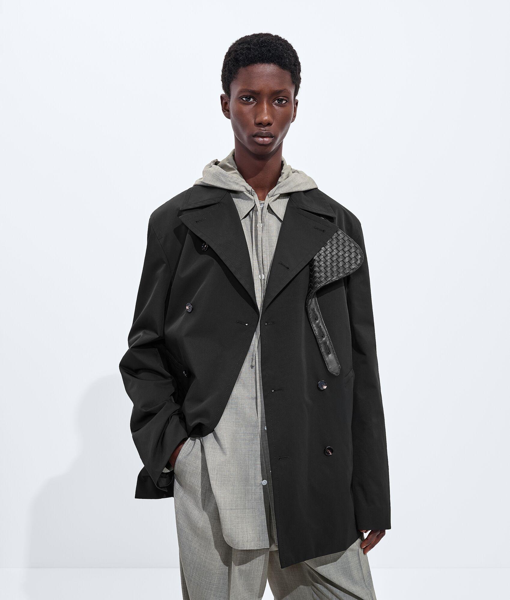 nylon and cotton coat 
                            
                            
                                nylon and cotton coat by BOTTEGA VENETA