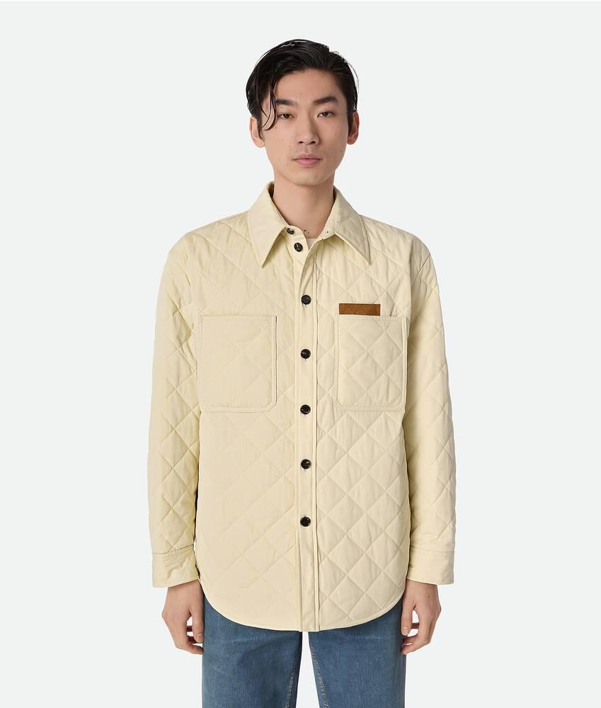 quilted cotton overshirt by BOTTEGA VENETA