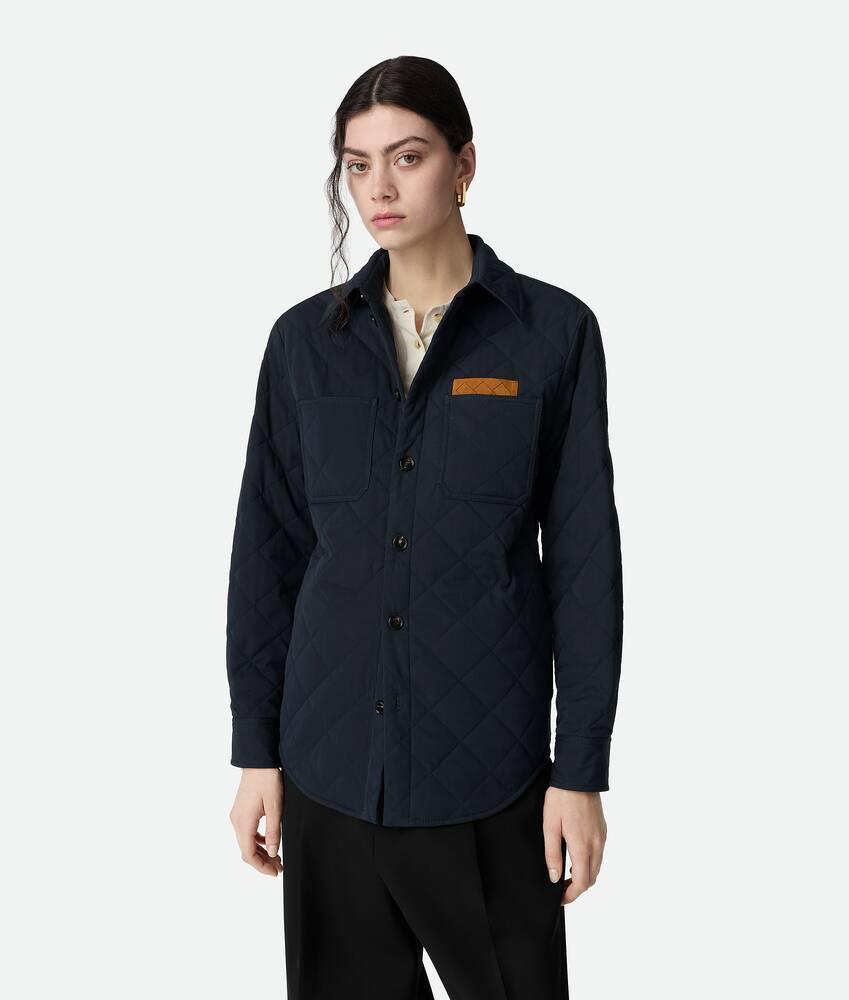 quilted cotton overshirt by BOTTEGA VENETA