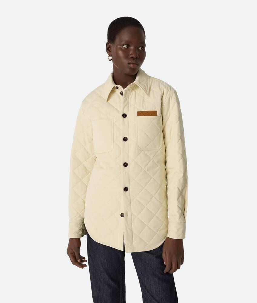 quilted cotton overshirt by BOTTEGA VENETA