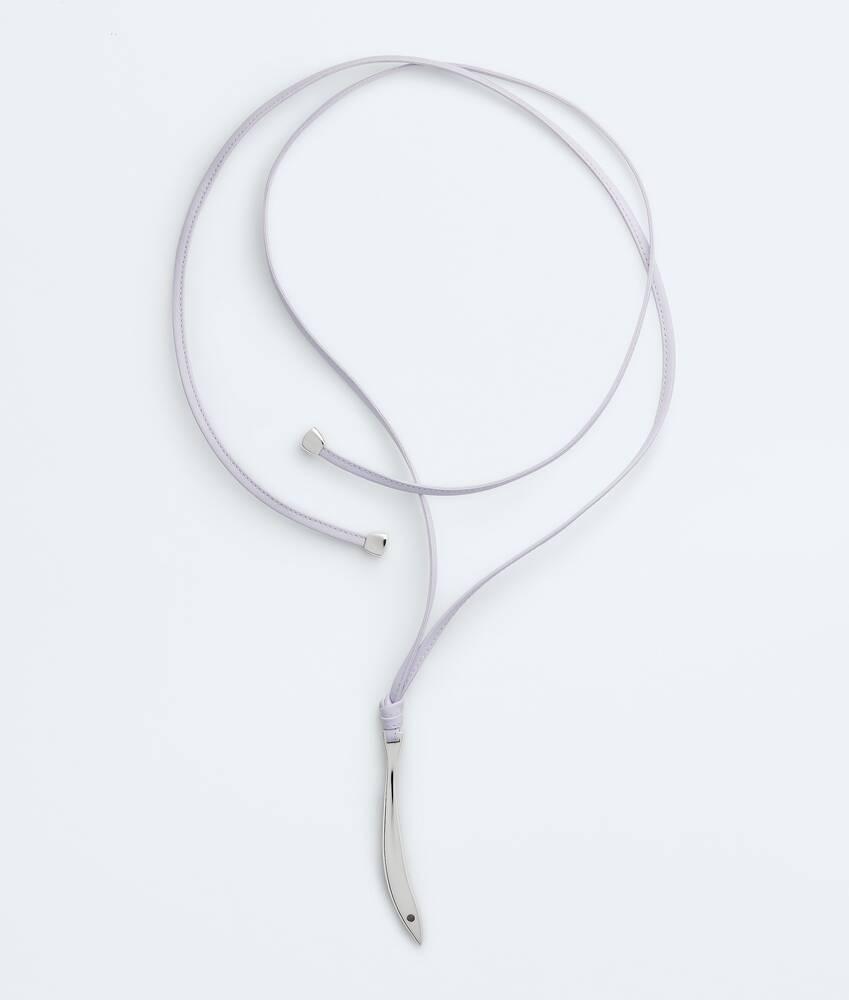 sardine leather necklace
                            
                            
                                sardine leather necklace by BOTTEGA VENETA