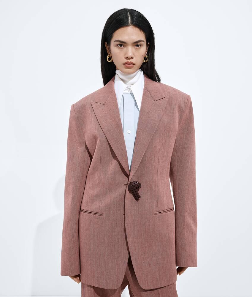 wool and linen melange jacket
                            
                            
                                wool and linen melange jacket by BOTTEGA VENETA