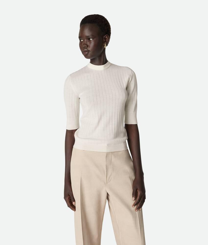 wool rib top by BOTTEGA VENETA