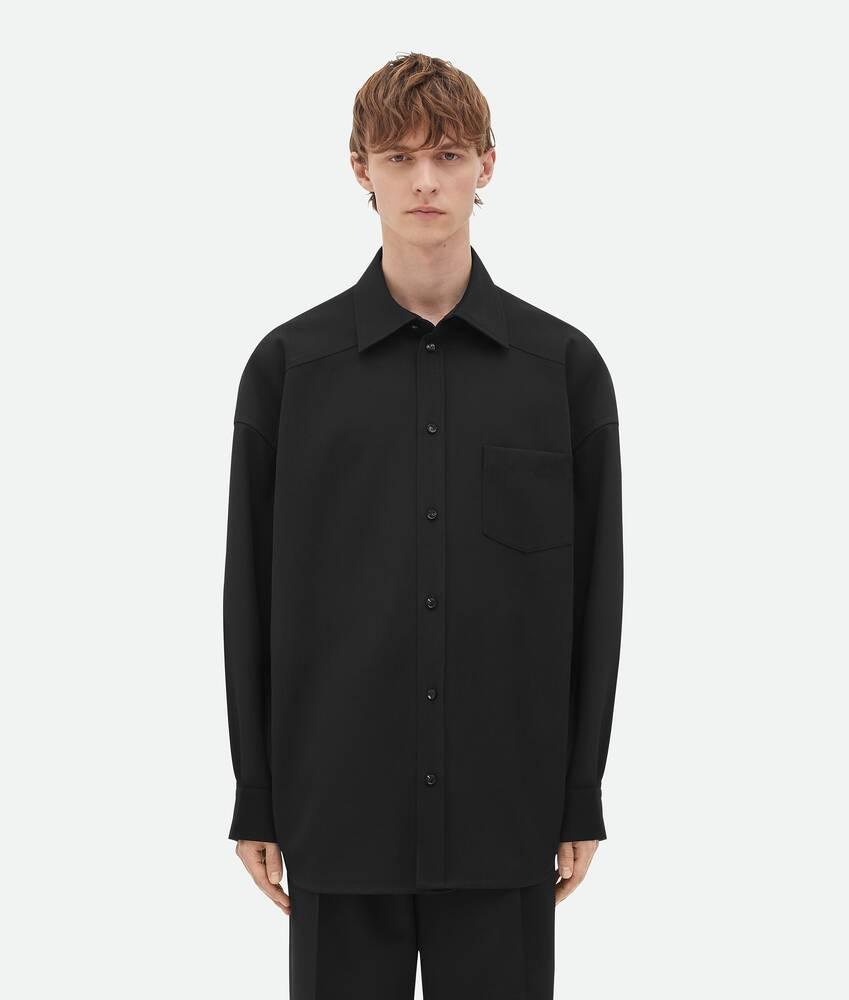 wool twill shirt by BOTTEGA VENETA