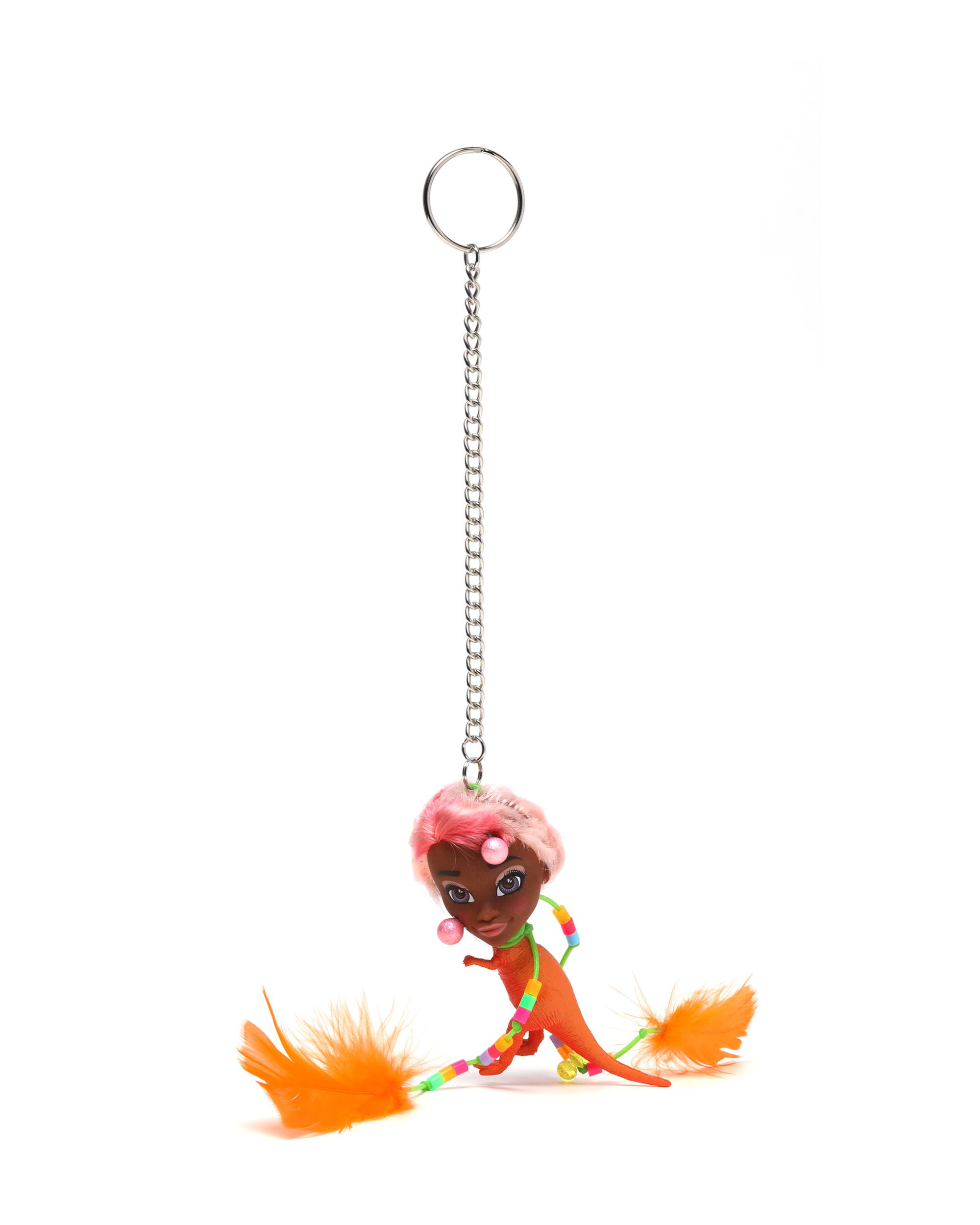 Human dinosaur keychain by BOTTER