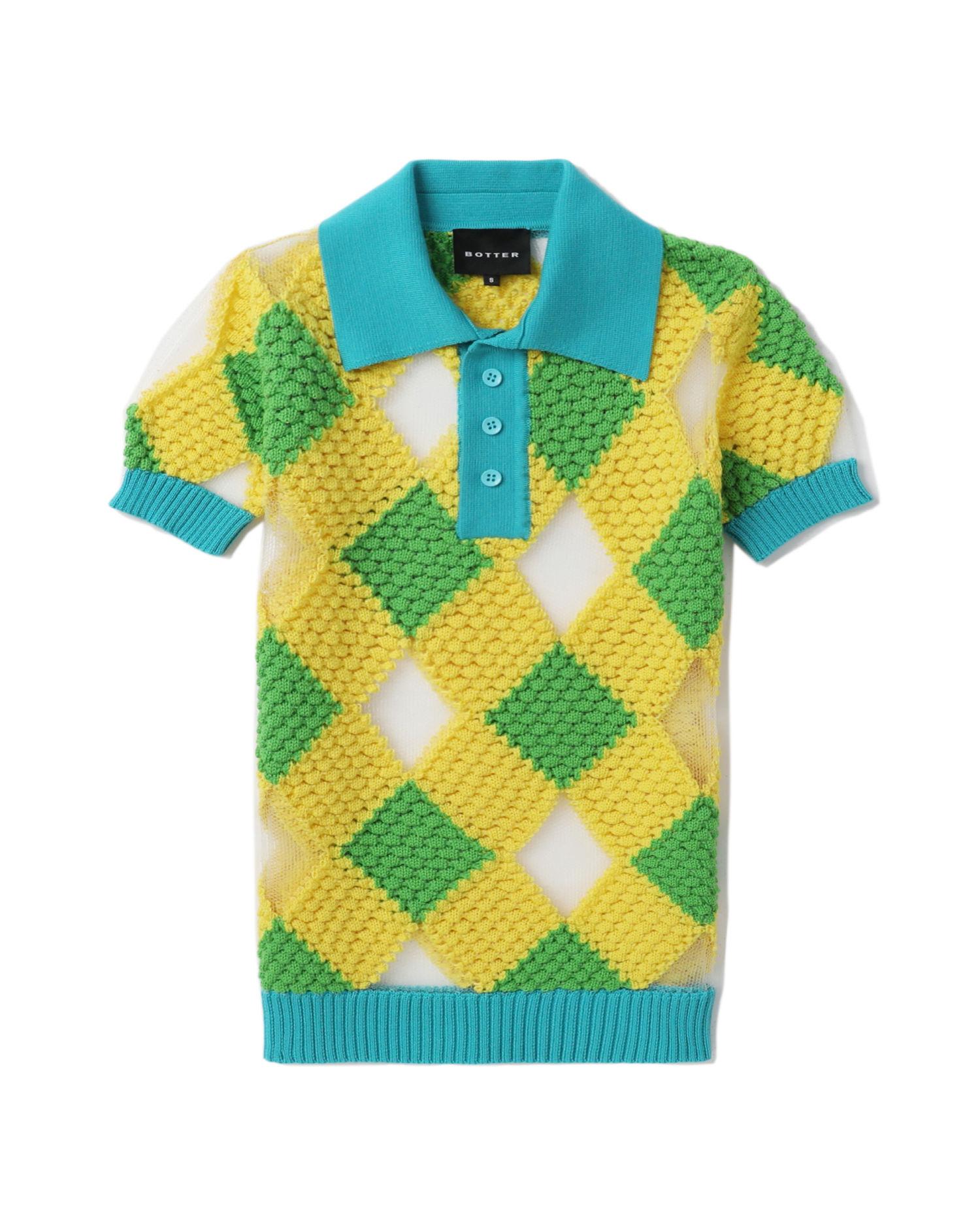 Knitted 3D polo shirt by BOTTER