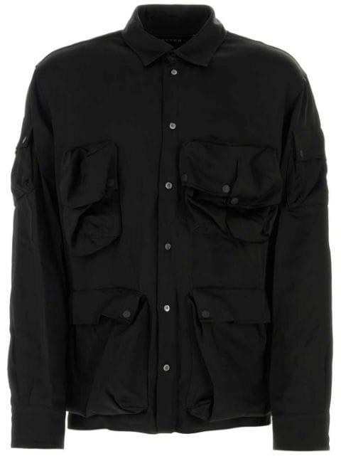cargo-pocket button-up shirt by BOTTER