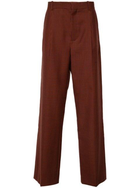 checked trousers by BOTTER