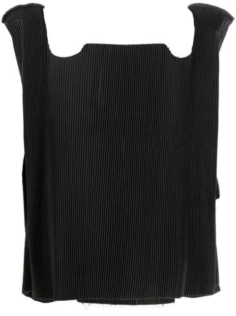pleated sleeveless top by BOTTER