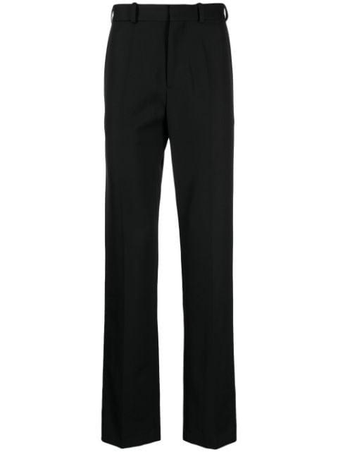 pressed-crease straight-leg trousers by BOTTER