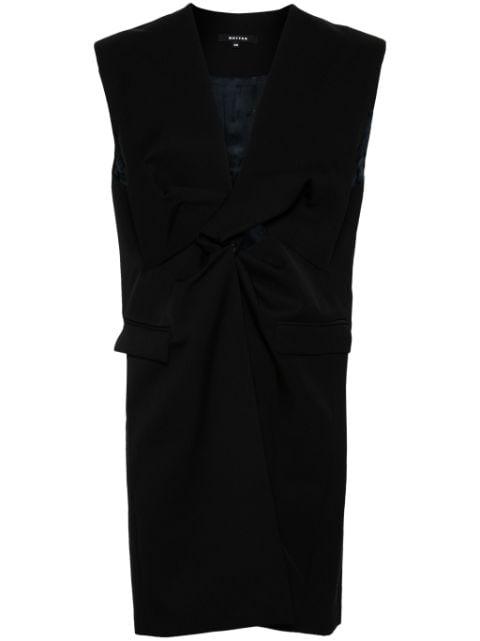 twist-detailed virgin wool vest by BOTTER