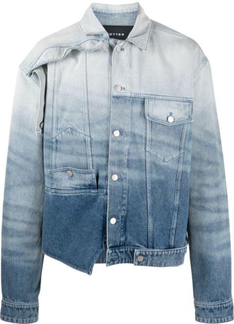 whiskering-effect denim jacket by BOTTER