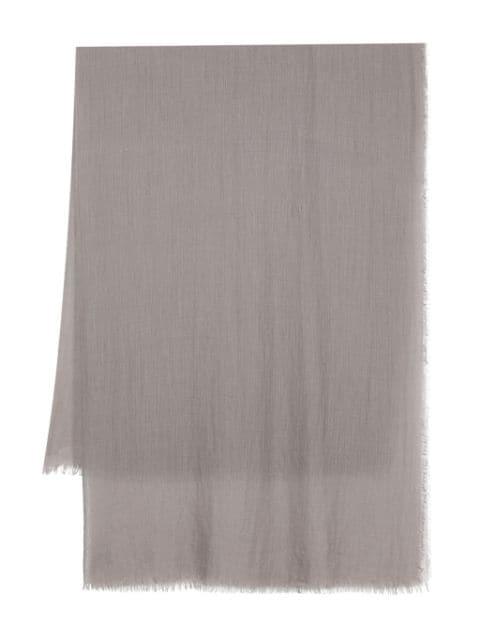 frayed-edge scarf by BOTTO GIUSEPPE