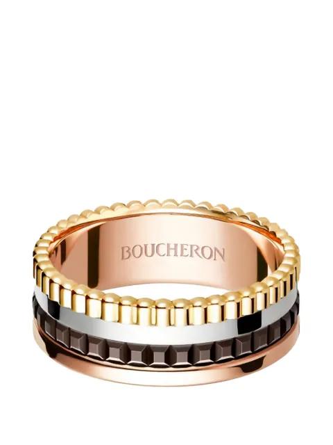 Quatre Classique three gold-tone ring by BOUCHERON