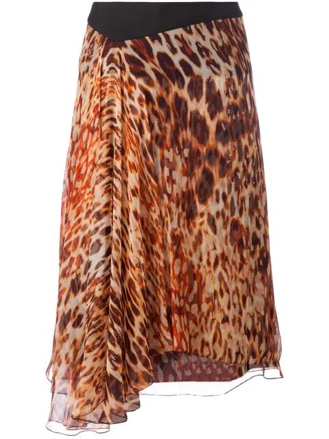 animal print skirt by BOUCHRA JARRAR