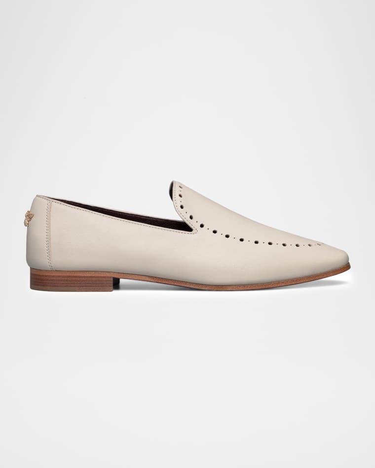 Chausson Smoked Leather Loafers by BOUGEOTTE