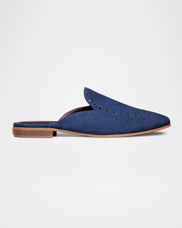 Chausson Suede Loafer Mules by BOUGEOTTE