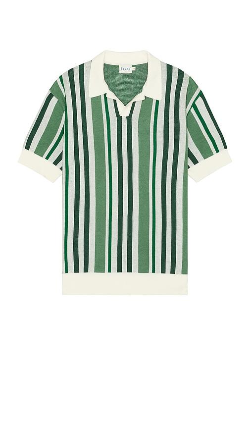 Bound Knit Polo in Green by BOUND