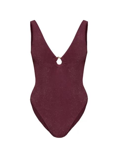 Mara ring-detail swimsuit by BOUND
