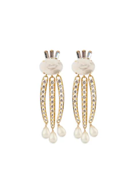 drop earrings by BOUNKIT JEWELRY