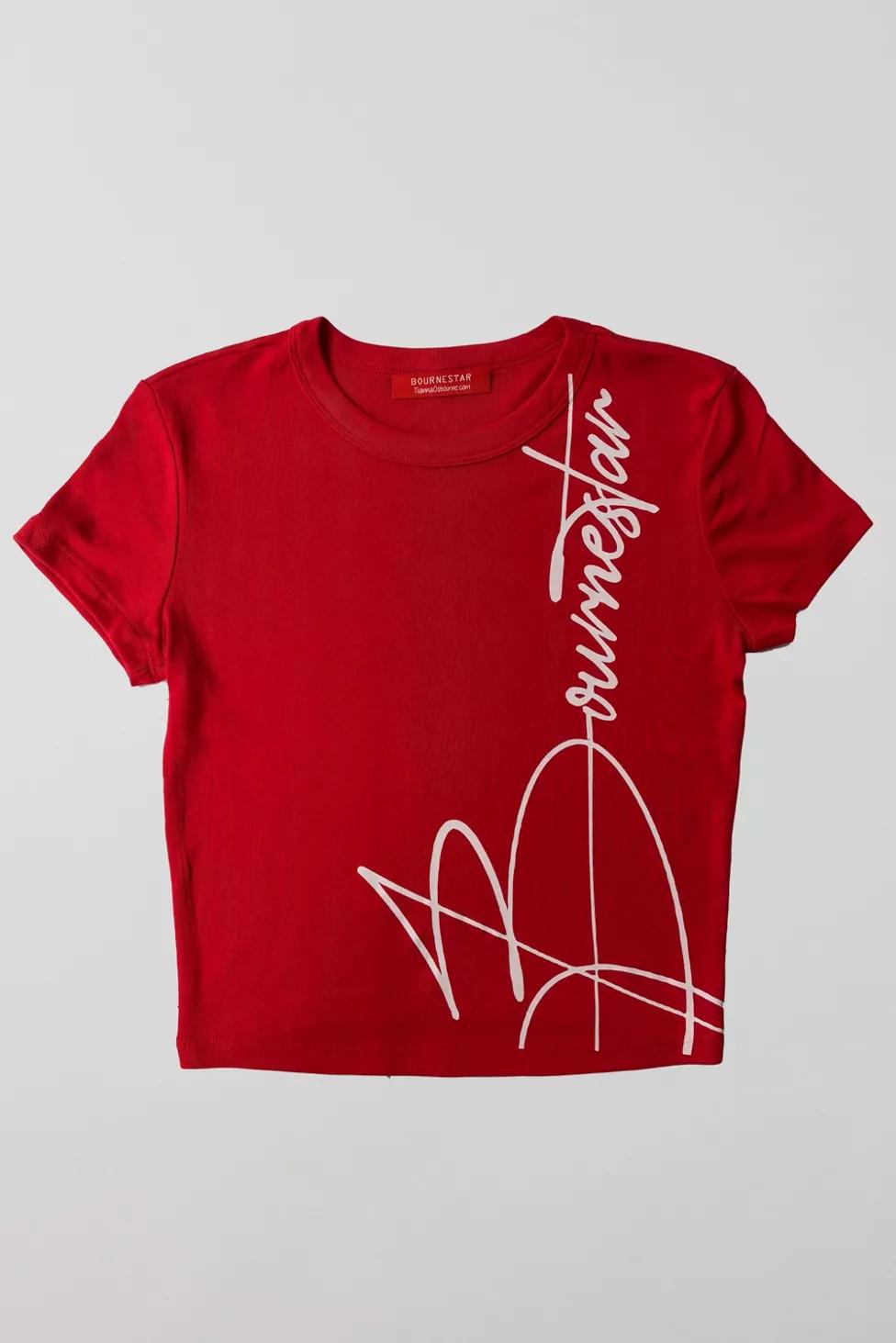 Bournestar Micro Ribbed Baby Tee by BOURNESTAR